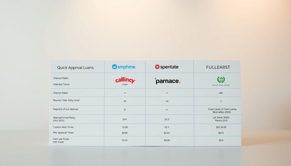 quick approval loans comparison